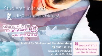 Studieren in Island…