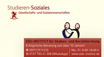 Studieren Soziales: Gesellschafts- und Sozialwissenschaften