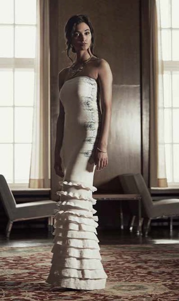 Theresa Brinkmann, „Fading Diamonds 1+2“, aus biologisch abbaubarem  hochfestem Milchsäure-Polyester (The German Look at Design). Foto: Tim Ilskens