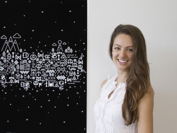 Das Plakat der Studierenden Katja Kandora von der Hochschule Rhein-Waal, mit dem sie den zweiten Platz beim Plakatwettbewerb der Frankfurter Buchmesse belegte. Foto: Hochschule Rhein-Waal/ Katja Kandora