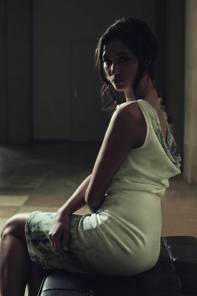 Masterforschungsprojekt „Knitwear Connection“: Das Kleid von Theresa Brinkmann wird dieses Jahr bei der Woche der Umwelt in Berlin ausgestellt.