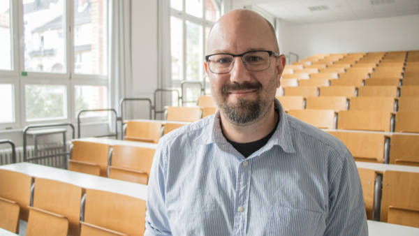 Ausgezeichnete Lehre: Professor Clemens Weiß von der TH Bingen hat den Landeslehrpreis 2018 erhalten. Quelle: TH Bingen/Daniel Walta