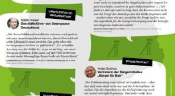 Bildungsmaterial Kohlekommission und Hambacher Wald: Raus aus der Kohle – aber wie?