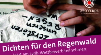 Schüler-Wettbewerb „Regenwald-Lyrik“ – noch bis 15. September 2020 teilnehmen
